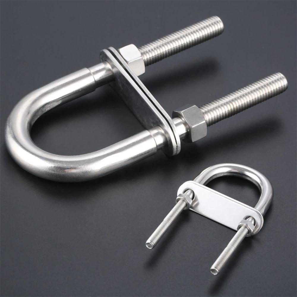 Bu Lông Chữ U Bằng Thép Không Gỉ M5 / M6 / M8 / M10 304 Cho Tàu Thuyền