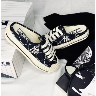 2M sneaker - Giày MLB Playball Mule Mono NY Đen