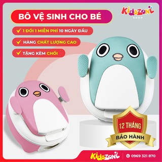 Bô Vệ Sinh Cho Bé Loại 1, Dành Cho Trẻ Tập Đi Vệ Sinh Hình Chim Cánh Cụt, Chất Lượng Nhựa PP Cao Cấp [Bảo hành 12 tháng]