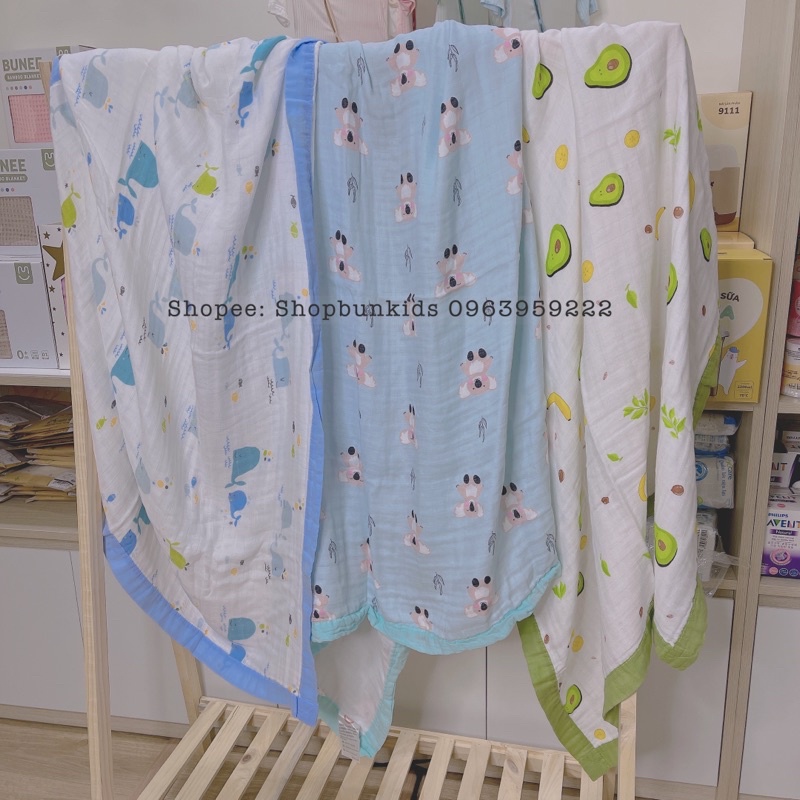 KHĂn đa năng SỢI TRE VÀ COTTON THOÁNG KHÍ MOM TRUSTED Cho em bé sơ sinh