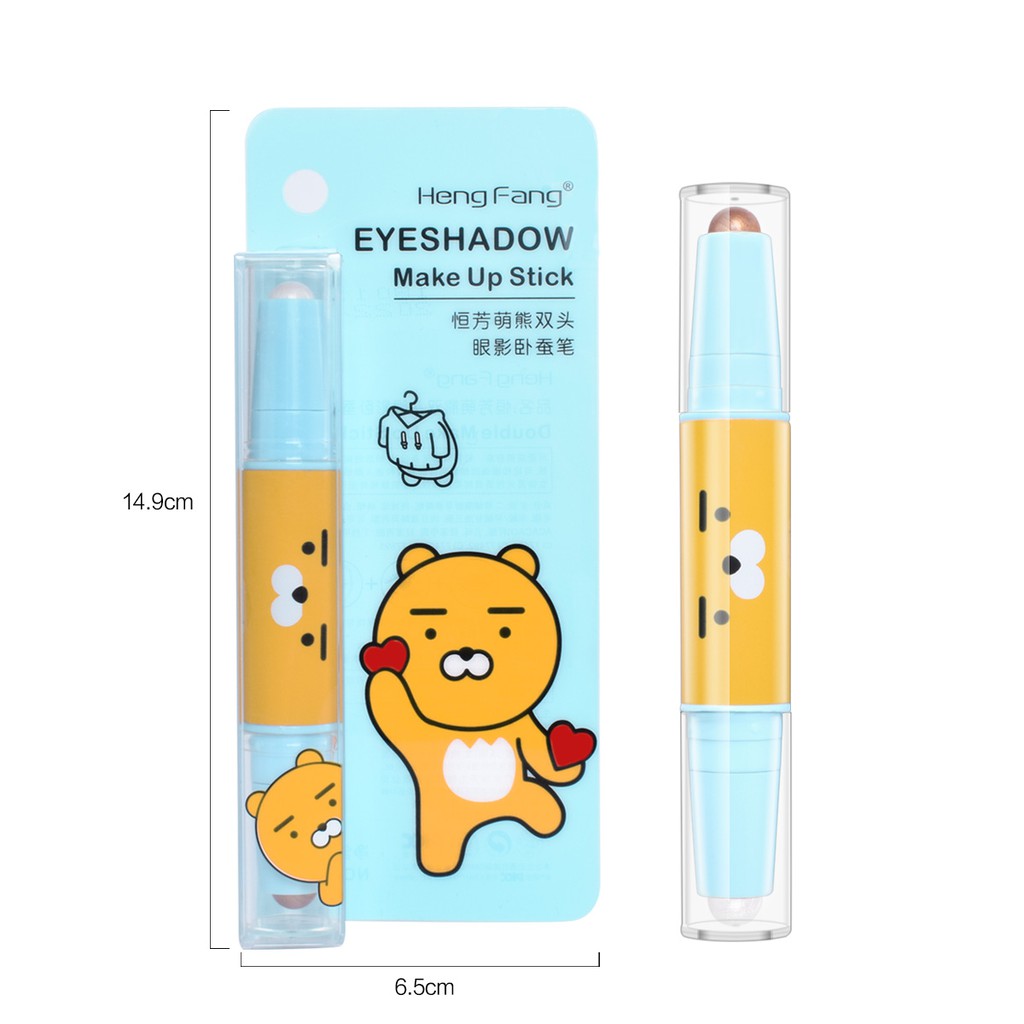 Phấn mắt HengFang H6531 dạng thỏi hai đầu dễ thương tiện dụng cho phái nữ 28g