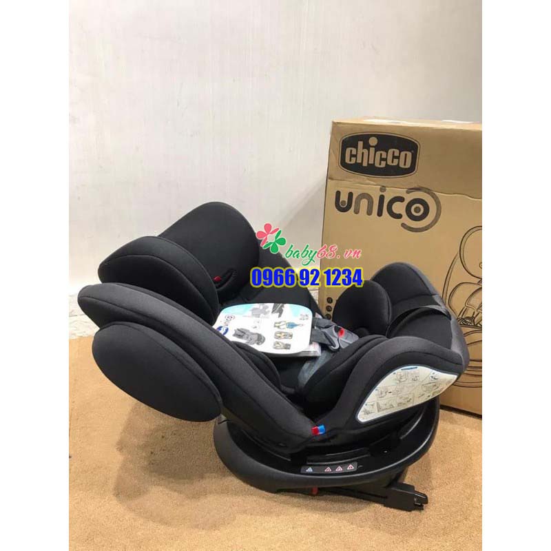 Ghế ngồi ô tô cho bé Chicco Unico Isofix xoay 360˚ cho bé 0-12 tuổi