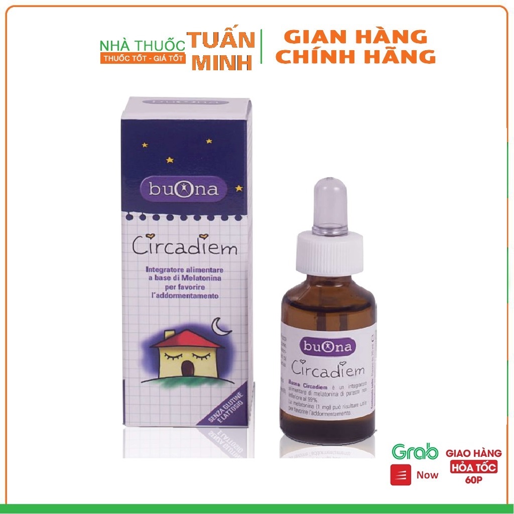 Siro ngủ ngon Buona Circadiem - giúp bé ngủ ngon, ngủ sâu giấc