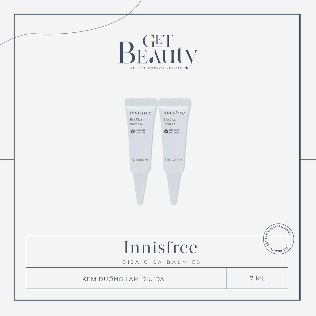 SAMPLE 7ML | GEL GIẢM MỤN, LÀM DỊU DA KÍCH ỨNG INNISFREE BIJA CICA BALM EX | BigBuy360 - bigbuy360.vn