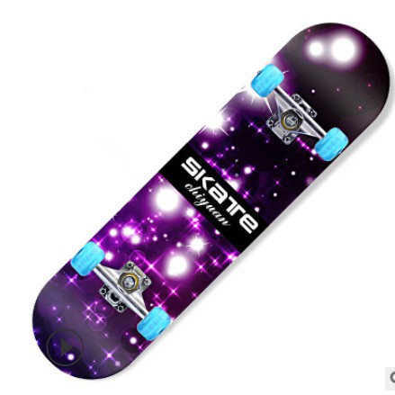 Ván trượt skateboard thể thao cao cấp bánh xe có đèn led tư phát sáng