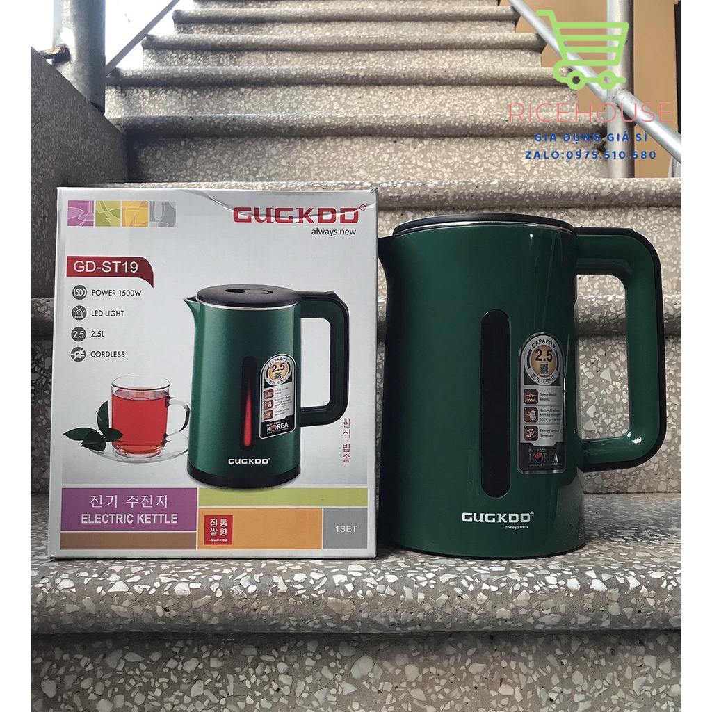 Ấm siêu tốc ST19-2,5L- 2 lớp- Sôi nhanh- Giá tốt