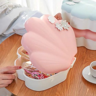 Khay đựng bánh kẹo sò biển khay mứt tết