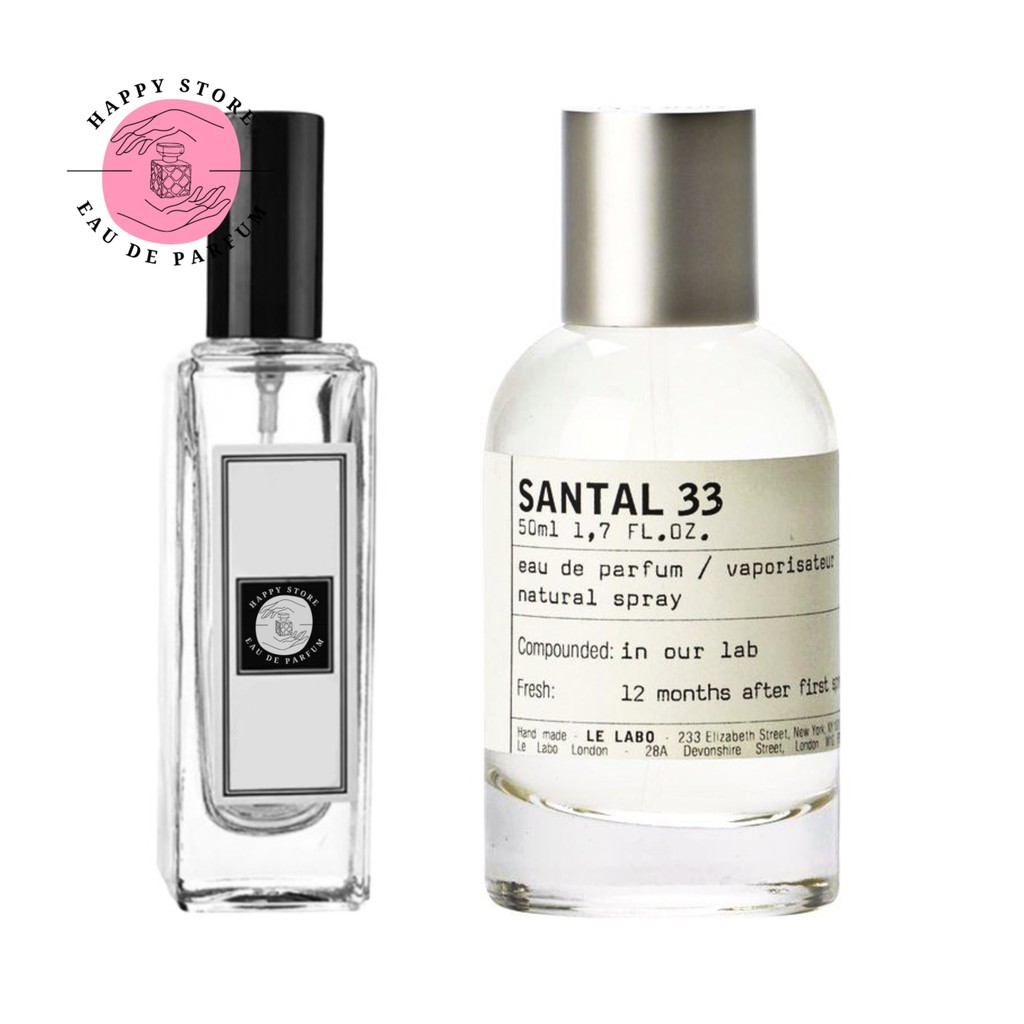 [Nước hoa Unisex] Mẫu thử 10ml Nước hoa Le Labo Santal 33 EDP