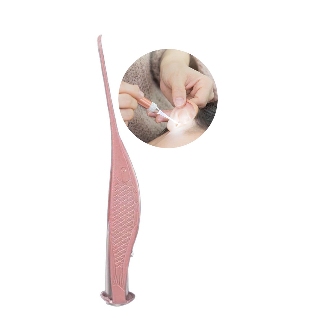 [Hàng mới về] Dụng cụ lấy ráy tai làm sạch sâu có đèn chiếu khối lượng nhẹ đảm bảo an toàn cho trẻ em