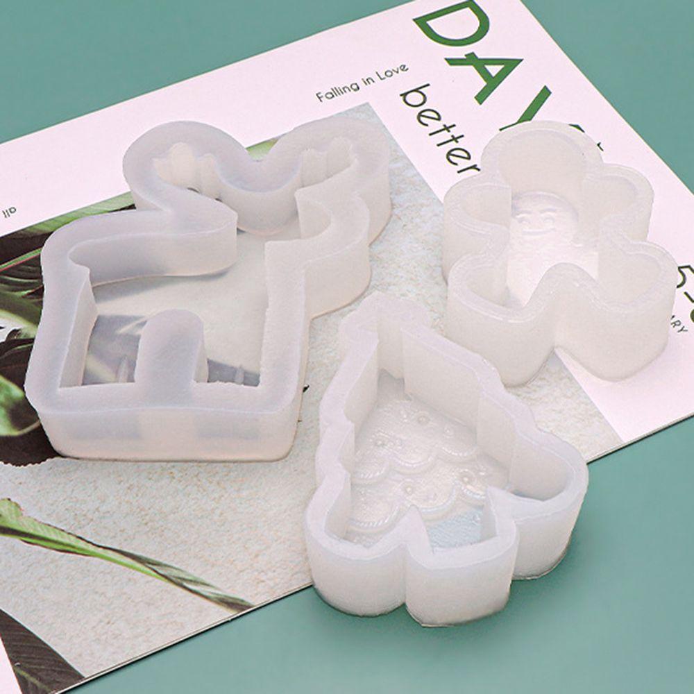 Khuôn Silicone Tạo Hình Làm Xà Phòng / Nến Hình Giáng Sinh