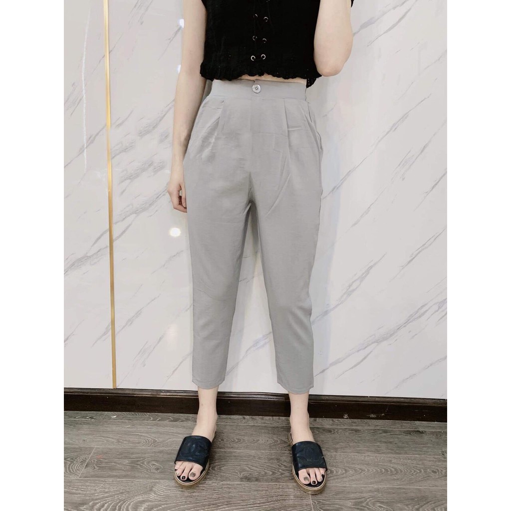 Bigsize  {BIGSIZE} Quần BAGGY ĐŨI khuy nữ cao cấp