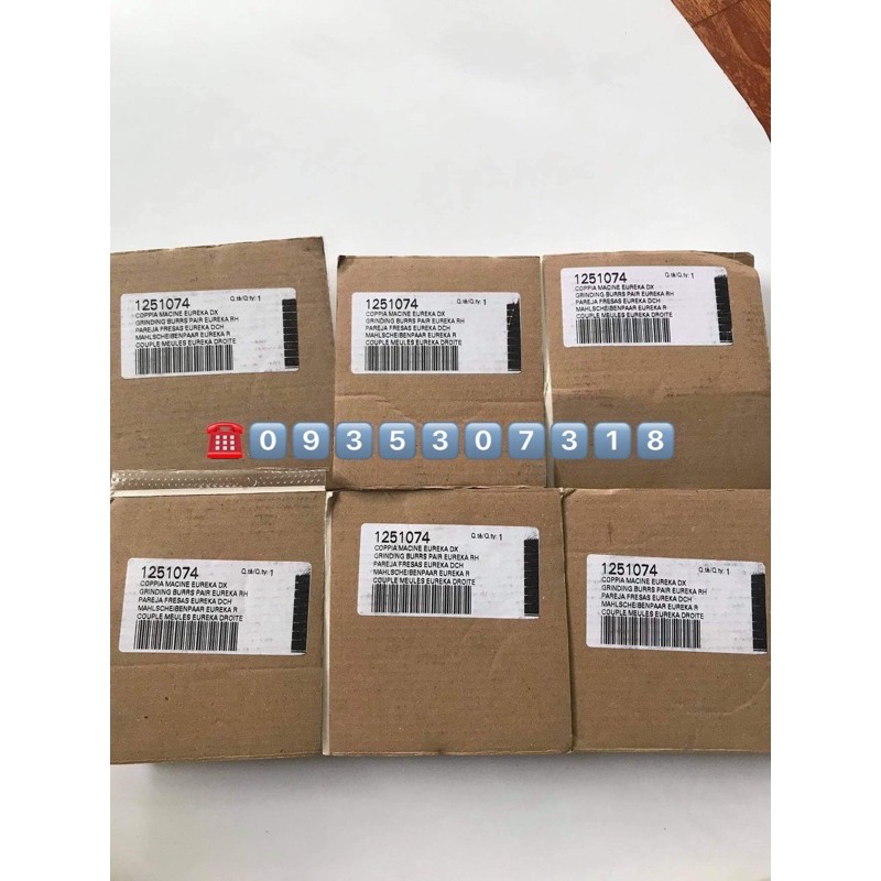 Bộ lưỡi dao máy xay Eureka Zennith 65M/65E  - Linh Kiện Máy Xay Cà Phê Chính Hãng - Xuất xứ từ Ý