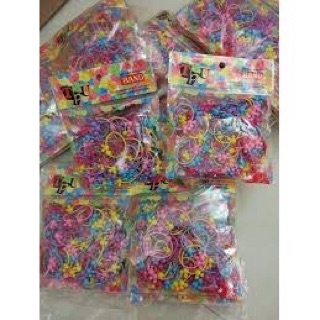 Sét 50 chun cột tóc bé gái