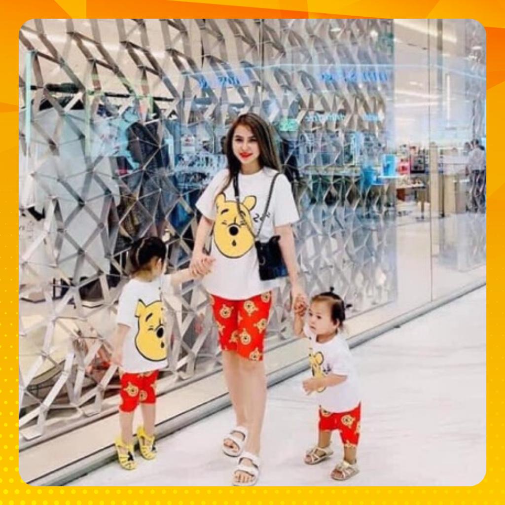 Bộ đồ đôi Mẹ và bé.đồ đôi mẹ và bé DOLY_KIDS,Set Mẹ và bé siêu dễ thương cho bé Từ 6->35kg