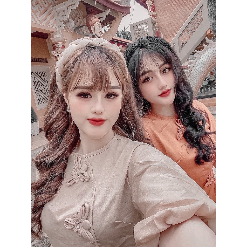 Đồ Lam Đi Chùa # Mẫu 3 Bông Lụa# Quần Áo Nữ