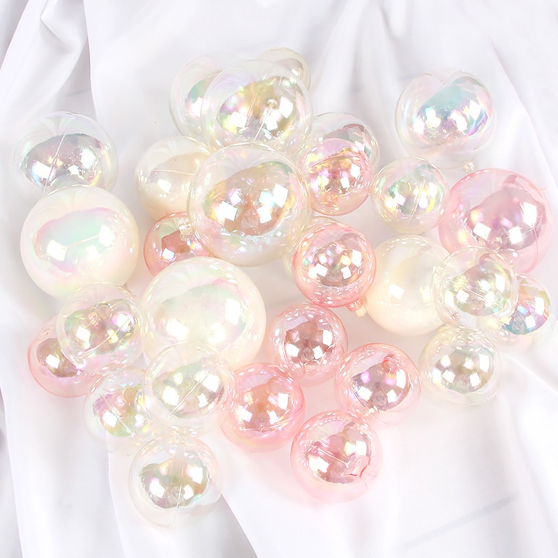 Bộ 4 Quả Cầu Trong Suốt Trang Trí Bánh Kem