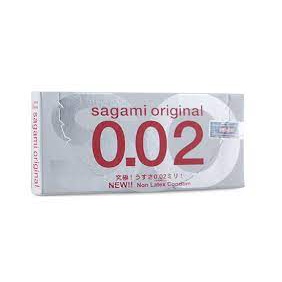 Bao cao su Sagami Original 0.02, bcs siêu mỏng chống xuất tinh sớm kéo dài thời gian