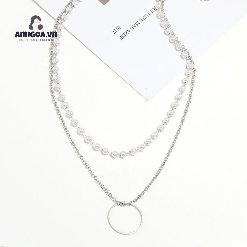 ✨✨Vòng Cổ Chuỗi Ngọc Trai Nhân Tạo Tự Nhiên Khí Chất Thời Trang Nữ Tính Thiết Kế Cảm Giác Tối Đa