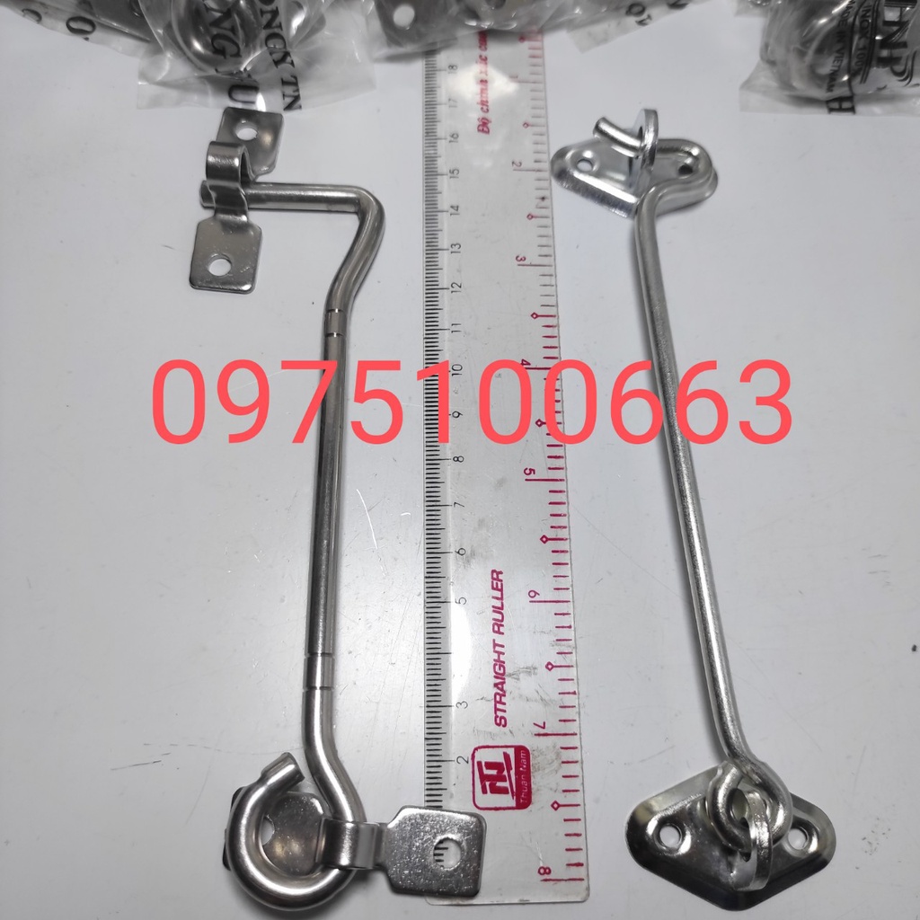 Móc gió-cửa sổ Khoen-cửa móc cửa 150mm loại dày & inox nhẹ