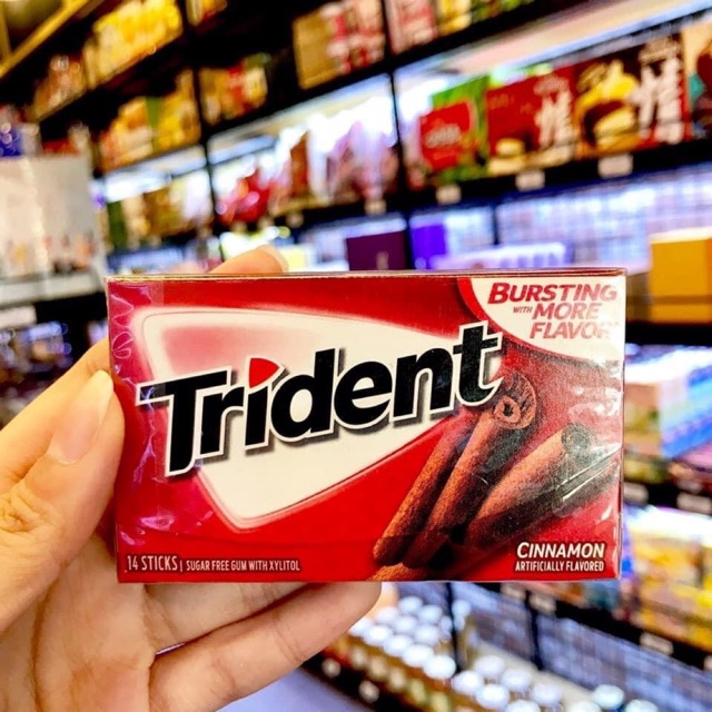 KẸO GUM TRIDENT VỊ QUẾ