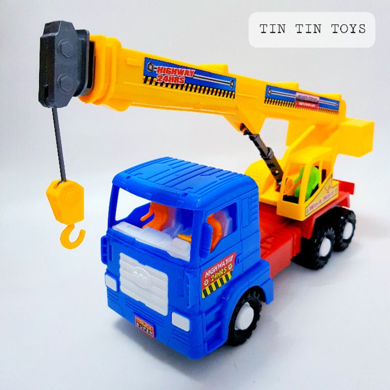 HÀNG VN - TO - ĐẸP] Đồ chơi xe cần cẩu chạy trớn 40cm