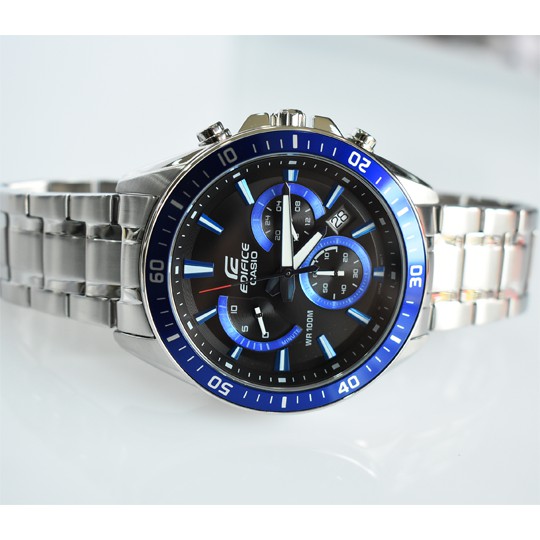 Đồng Hồ Nam Casio Edifice EFR-552D-1A2VUDF Dây Kim Loại chống nước độ sâu 100m - na