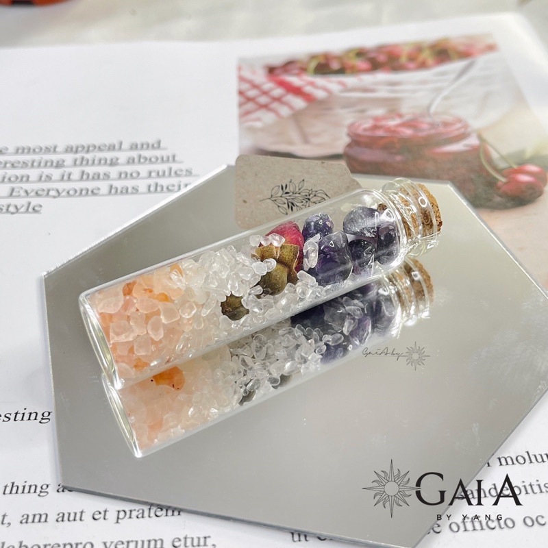 Lọ Sạc Năng Lượng Đá Thạch Anh Tím - Gaia By Yang