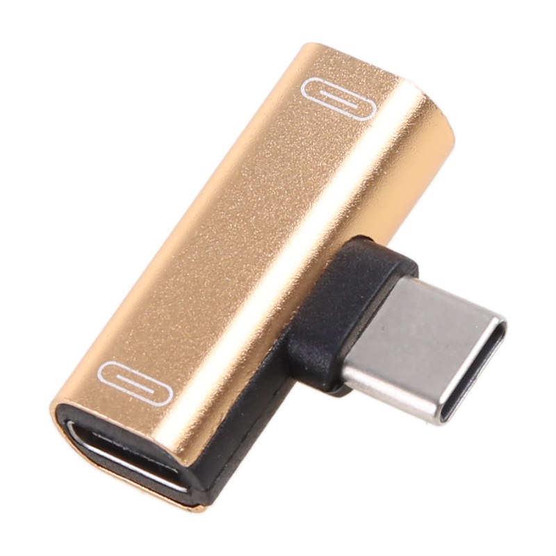 Đầu Chuyển Đổi Từ Cổng Type-c Sang Hai Cổng 3.5Mm Cho Điện Thoại Mi