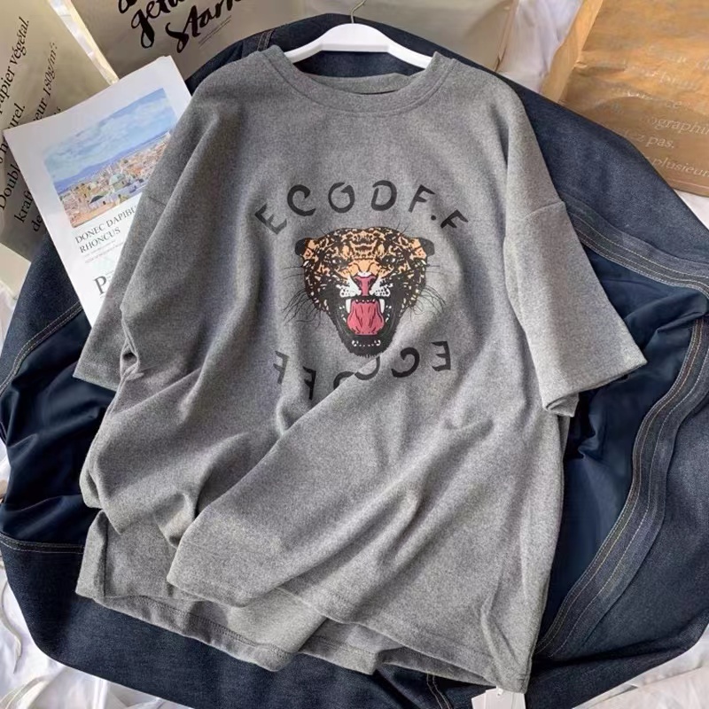 NRVP Áo Thun Tay Ngắn Cổ Tròn Thời Trang Mùa Hè Phong Cách Hàn Quốc Mới