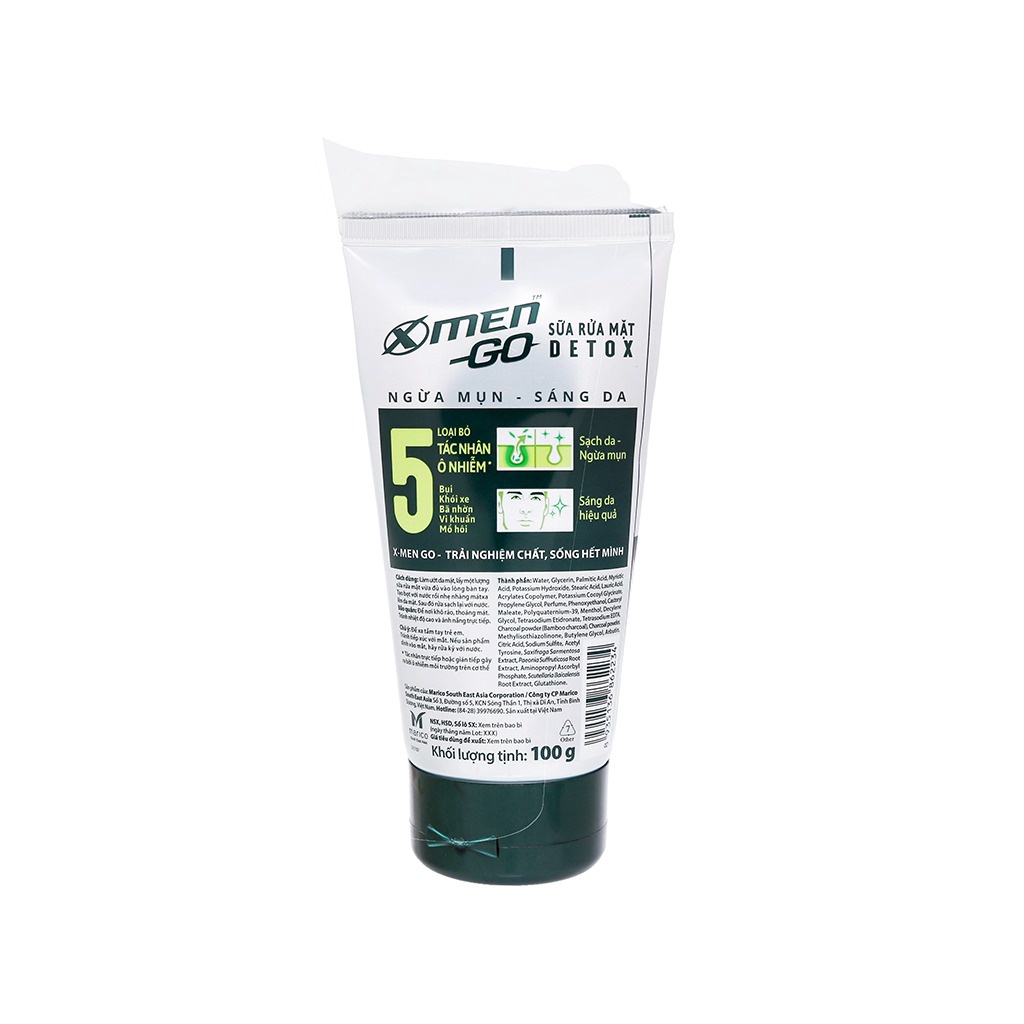 Sữa Rửa Mặt X-Men Detox Ngừa Mụn Sáng Da/  Fefresh 3X Mát Lạnh 100g