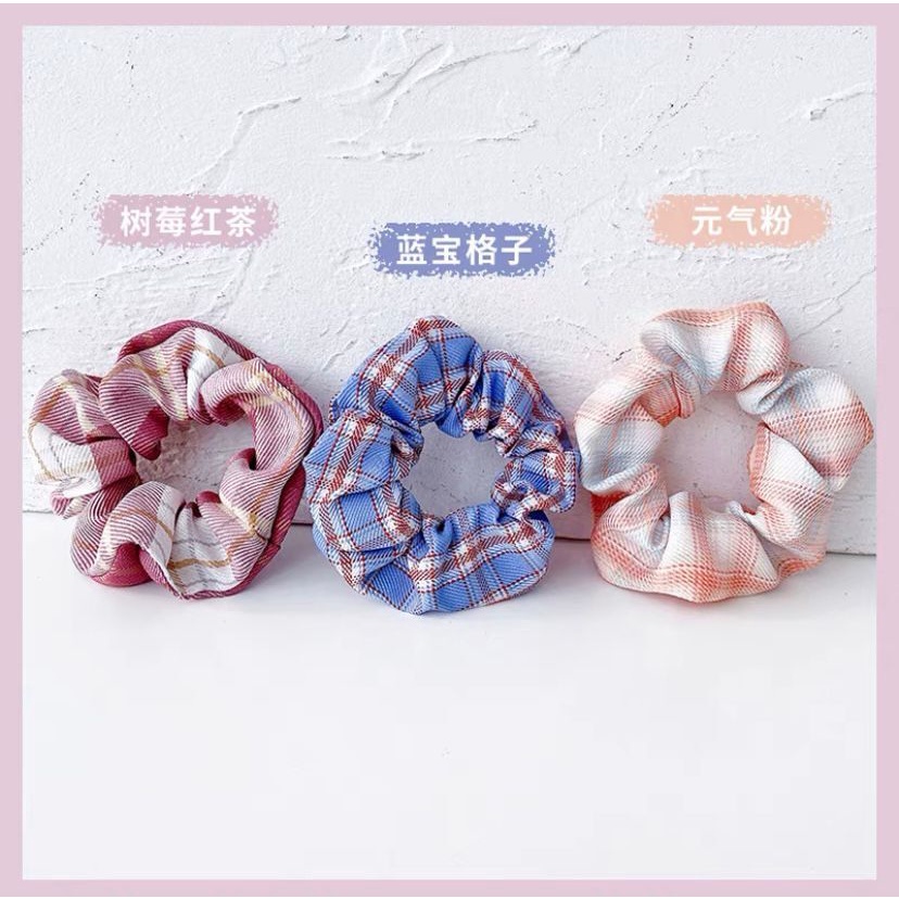 Dây buộc tóc bản lớn phong cách retro Pháp dễ thương cho nữ