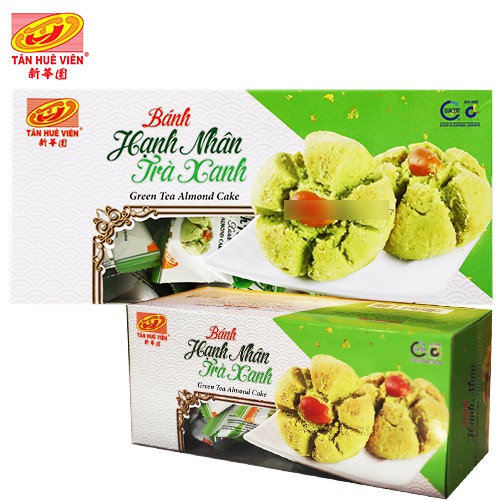 Bánh Hạnh Nhân Trà xanh Tân Huê Viên 300gr