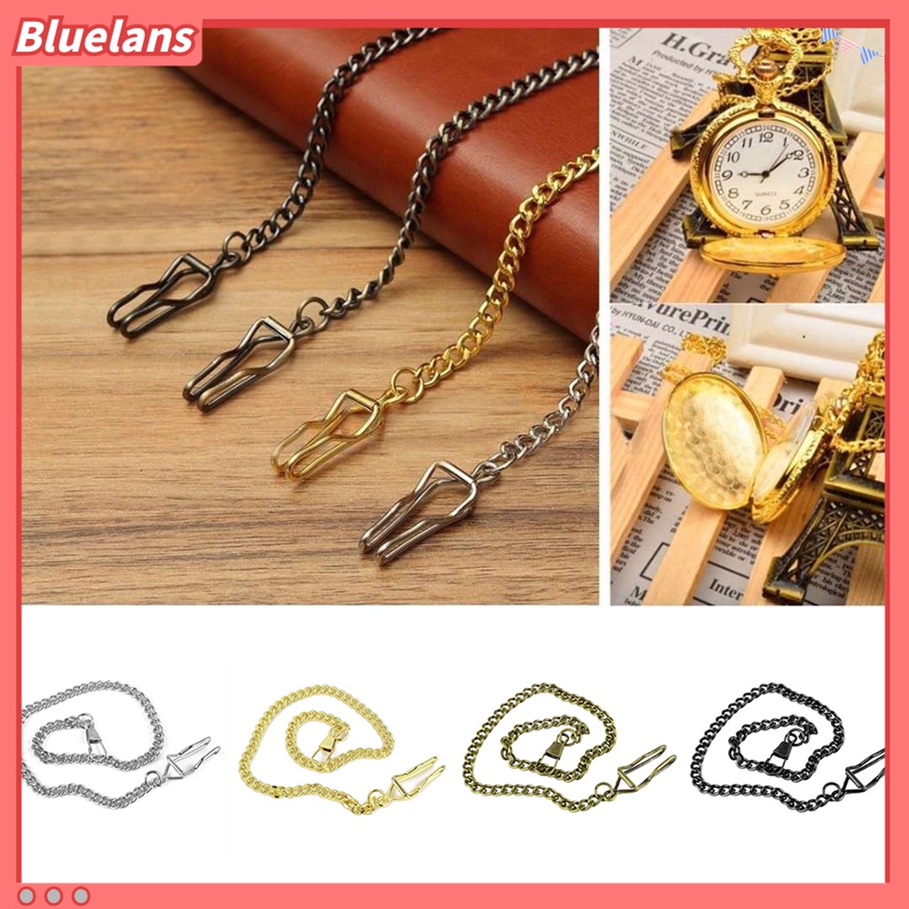 Dây đeo đồng hồ bỏ túi dạng mắt xích phong cách cổ điển thời trang