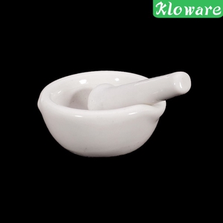 [Kloware] Bộ bát mài trộn sứ trắng 6ml dành cho máy mài dán