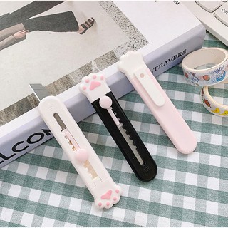 DAO RỌC GIẤY MINI HÌNH CHÂN MÈO