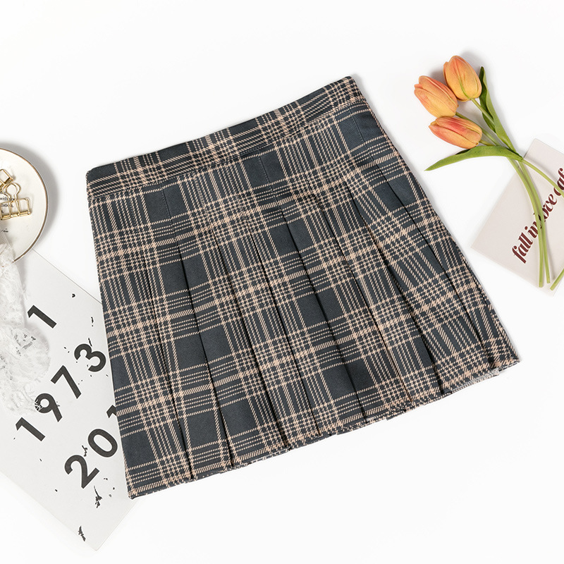 Váy Xếp Li Kẻ Ca Rô váy ngắn nữ | BigBuy360 - bigbuy360.vn