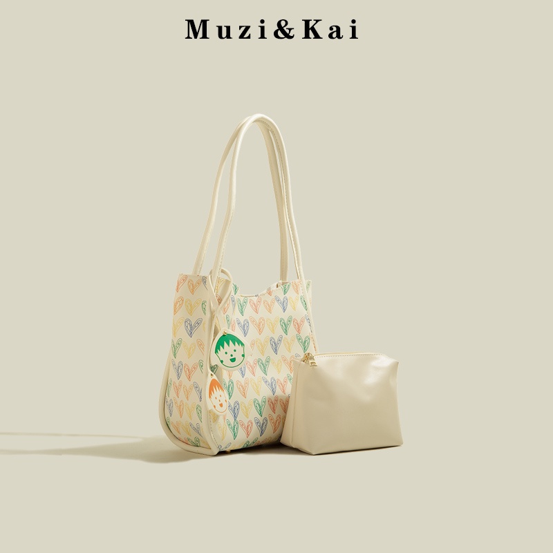 Muzikai Túi Tote Đeo Vai Cỡ Lớn 2022 Thời Trang Mùa Hè Mới Phổ Biến Cho Nữ