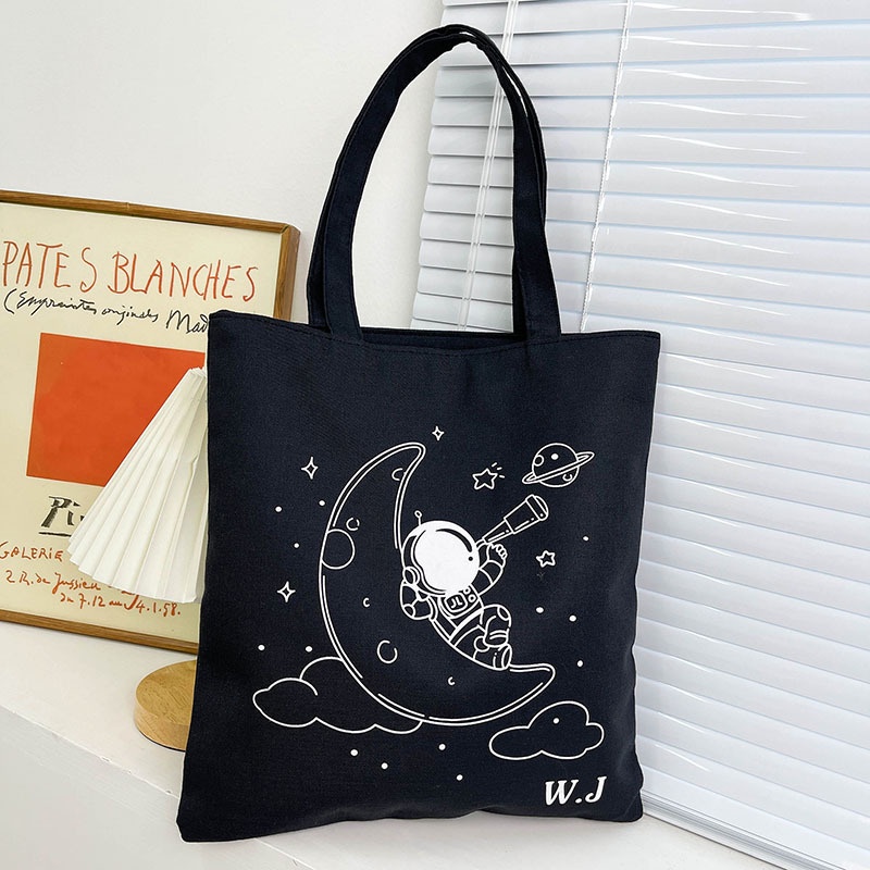 Túi Xách Nữ Vải Canvas Thời Trang Hàn Quốc Mới túi tote