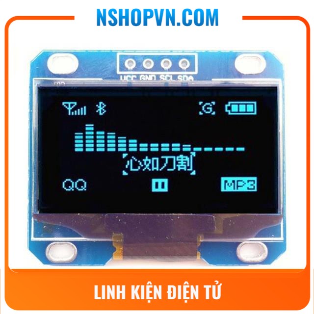 Màn Hình Oled 1.3 Inch Giao Tiếp I2C