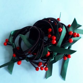 buộc tóc cherry 6 hạt nhỏ xinh