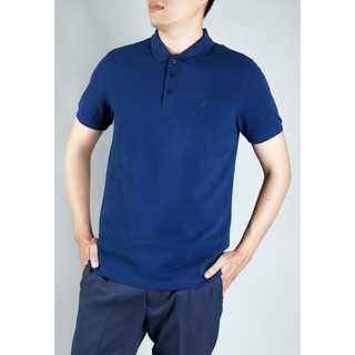 Owen - áo thun polo slimfit pav20212 - xanh navy