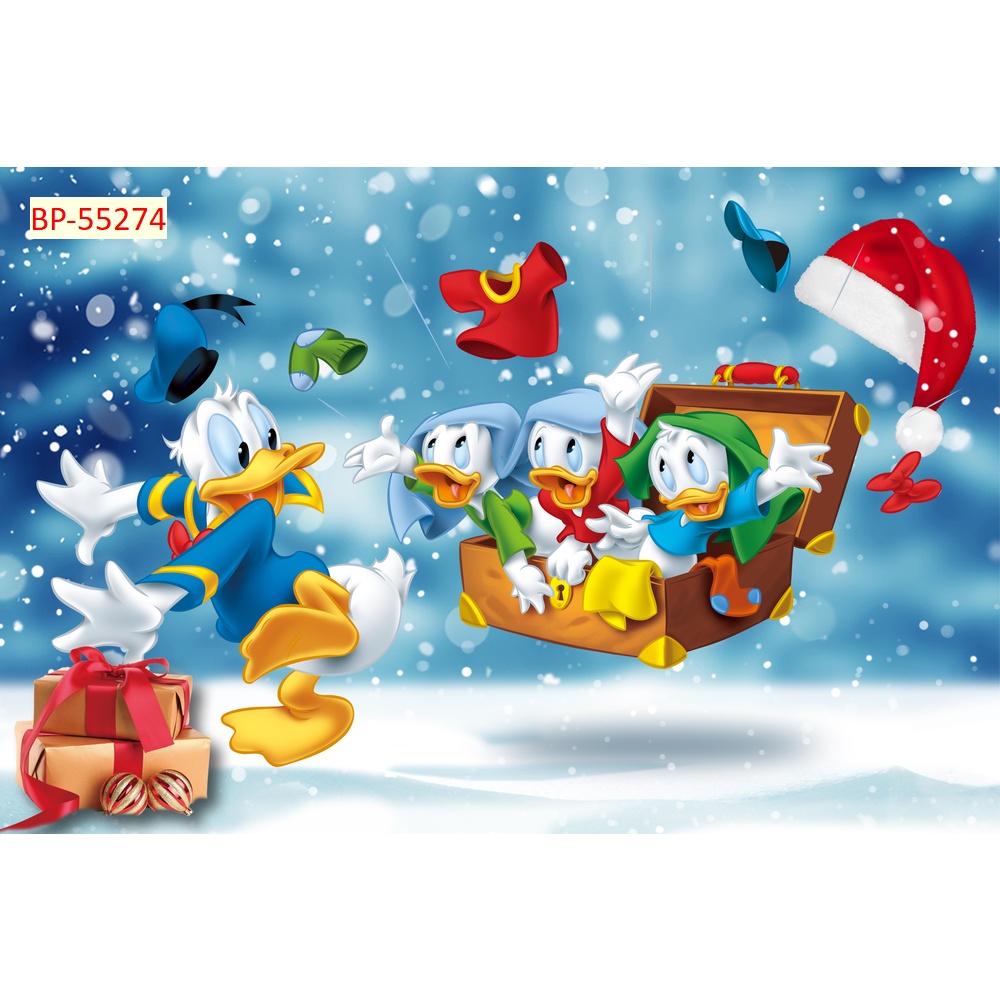 Tranh Dán Tường 3D Phòng Trẻ Em Hình CHUỘT MICKEY DISNEY KHÔNG GIỚI HẠN KÍCH THƯỚC