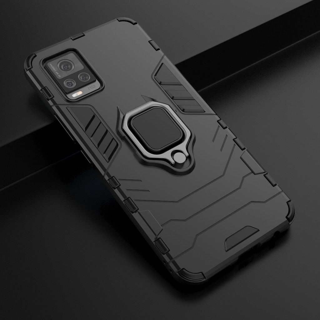 Ốp lưng Vivo V20 / V20 2021 / V23e chống sốc Iron Man Iring cao cấp giá đỡ mặt lưng xem phim