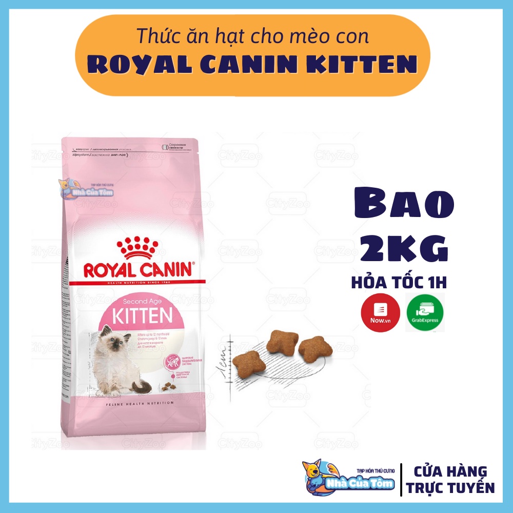 [2KG] Hạt Royal Canin Kitten Cho Mèo Con