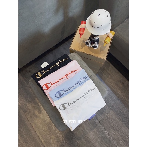 Tee 𝗖𝗵𝗮𝗺𝗽𝗶𝗼𝗻 màu Pastel
