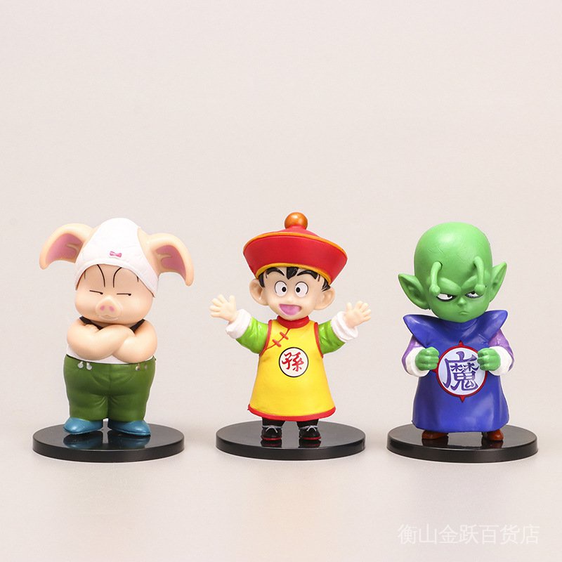 Set 6 Mô Hình Búp Bê Ma Thuật Sun Gohan Demon Boy Piraf Oolong Kurin Ju8