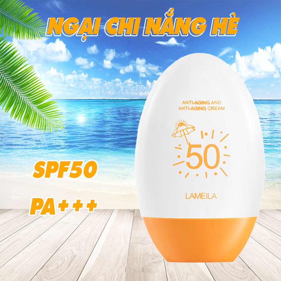 Kem chống nắng toàn thân Lameila SPF50 PA+++ bảo vệ da, giữ ẩm, kiềm dầu, lâu trôi ZD-KCN05