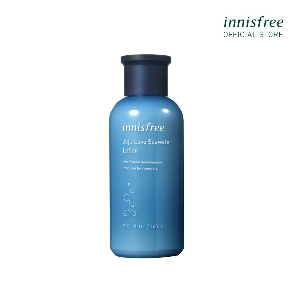 [Mã COSIF05 giảm 10% đơn 400K] Sữa dưỡng ẩm chiết xuất từ nước biển dung nham innisfree Jeju Lava Seawater Lotion 160 mL