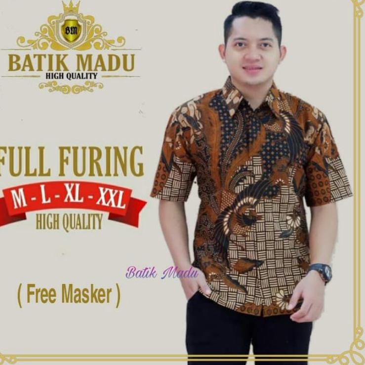 (Art. Áo Sơ Mi Batik Ngắn Tay Qv409) (12 Mẫu) Senopati Batik / Batik Solo / Batik / Hem Batik Dài Tay / Senopati Batik