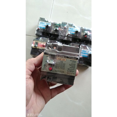 CB chống giật 30A dòng rò 30mA nội địa Hàn Quốc các hãng
